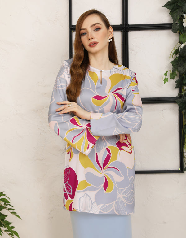 BAJU KURUNG PAHANG MODEN WINSLET (ICE BLUE)